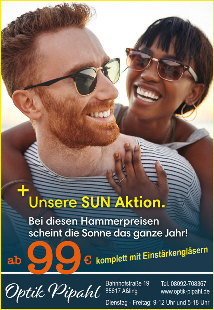 SUN Aktion: Sonnenbrille ab 99 EUR